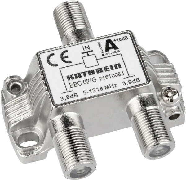 KATHREIN EBC 02/G Verteiler 3,9dB 2-fach 5-1218MHz (21610084)