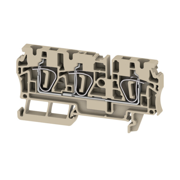 WEIDMUELLER WEI Reihenklemme 4qmm ZDU4/3AN beige 800V 8KV