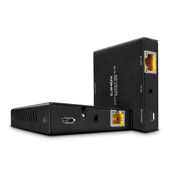 LINDY Cat.6 HDMI 18G und IR Extender with PoC und Loop Out - Sender und Empfänger - Extender Video/A