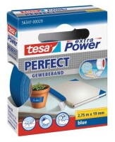 TESA extra Power Perfect Gewebeband 2,75m 19mm blau