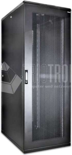 WIREWIN 19\\"" Standschrank, perforierte Türen, 600x1000mm, schwarz Schränke (CAB PERF 600X1000X42U BL