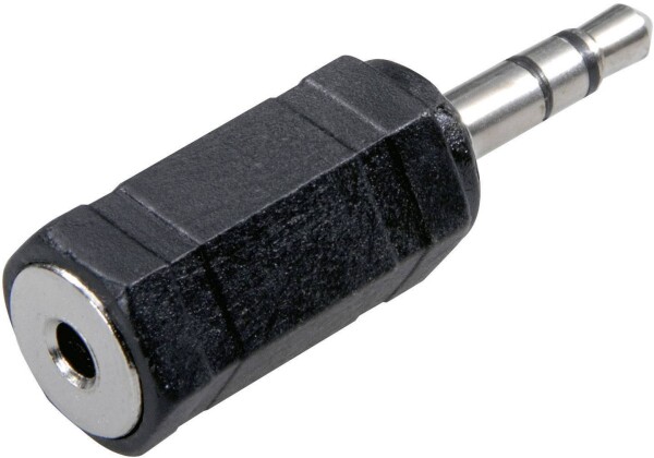 SPEAKA PROFESSIONAL Klinke Audio Adapter [1x Klinkenstecker 3.5 mm - 1x Klinkenbuchse 2.5 mm]