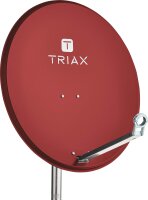 TRIAX Sat-Spiegel 80cm Alu TDA 80R ziegelrot 120512