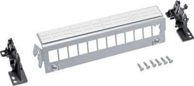 HAGER Patch-Panel 12fach leer FZ12MK f.Keystone Hutschiene od.geschraubt