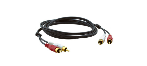 KRAMER ELECTRONICS 2RAM Series C-2RAM/2RAM-6 - Audiokabel - RCA (M) bis RCA (M) - 1.8 m - Koax