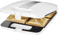 CLATRONIC ST 3629 4 fach Sandwichtoaster weiß