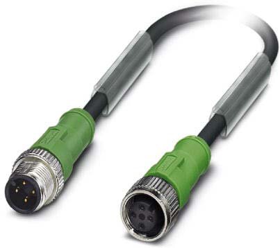 PHOENIX CONTACT Sensor-/Aktor-Kabel Pole: 4 SAC-4P-M12MS/ 1,5-PUR/M12FS Inhalt: 1 St. (1668373)