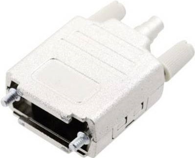 EDAC D-SUB Gehäuse Polzahl: 25 Kunststoff, metallisiert 180 ° Silber MH Connectors MHDPPK-M-25-K 1 S