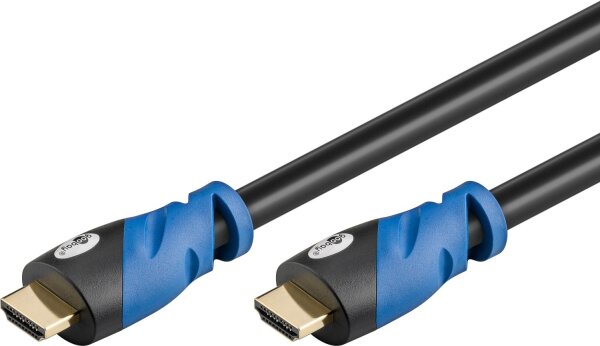 GOOBAY HDMI Anschlusskabel [1x HDMI-Stecker - 1x HDMI-Stecker] 1 m Schwarz Goobay