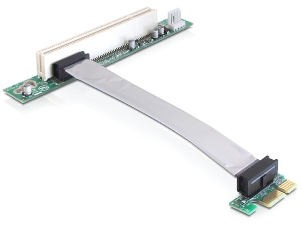 DELOCK Riser Card Delock PCIe x1 -> PCI 32bit 5v flexibles Kabel