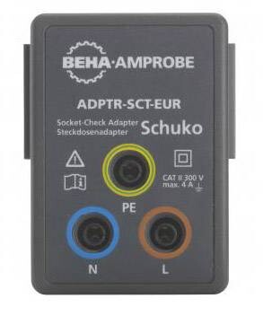 BEHA ADPTR-SCT-EUR Socket Check Adapter Schuko 4854899