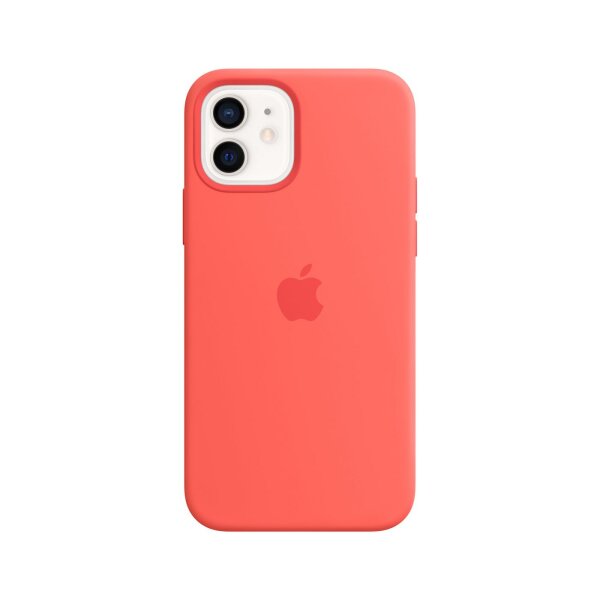 APPLE iPhone 12/12 Pro Silicone Case with MagSafe - Pink Citrus