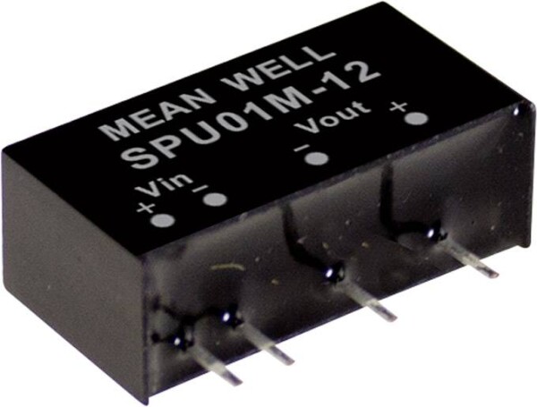 MEAN WELL SPU01N-05 DC/DC-Wandlermodul 200 mA 1 W Anzahl Ausgänge: 1 x