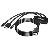 CLUB3D Adapter USB-C/HDMI/Mini-DP > HDMI aktiv...