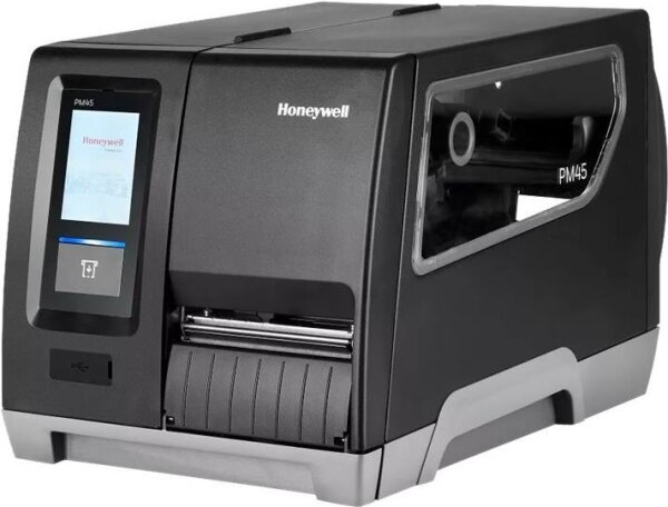 HONEYWELL SCANNING PM45A, Full Touch Display, Ethernet, Fixed Hanger, Rewinder + Lable taken sense,