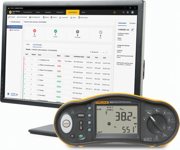 FLUKE 1664FC DE FTT KIT Installationstester-Set