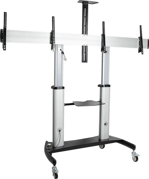 STARTECH.COM DUAL TV CART - 37-60IN DISPLAY