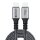 ESTUFF - USB-Kabel - USB-C (M) zu USB-C (M) - USB4 Gen3x2 - 1,2m - USB-Stromversorgung (100 W), unte