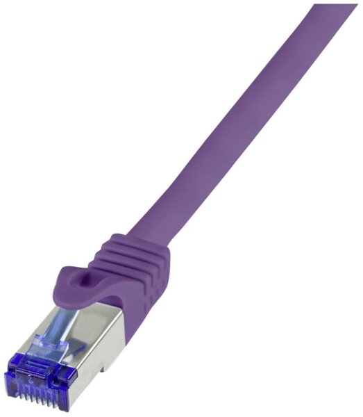 LOGILINK C6A059S RJ45 CAT 6a S/FTP 2 m Violett 1 St.