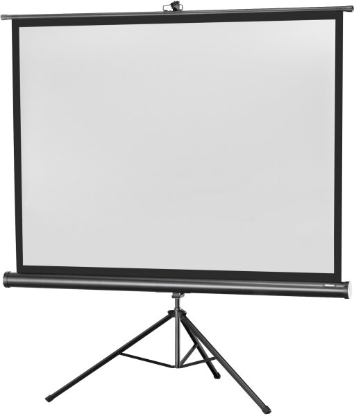 CELEXON Stativleinwand 176x132 cm schwarze Maskierung sehr robuste Ausfuehrung inkl Keys