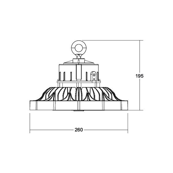 BRUMBERG LED-Hallenstrahler 4000K DALI 1 Stück