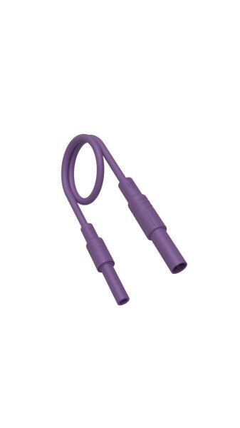 SKS KONTAKTTECHNIK SKS Hirschmann MAL S GG-B 100/2,5 violett Sicherheits-Messleitung [4 mm Sicherhei