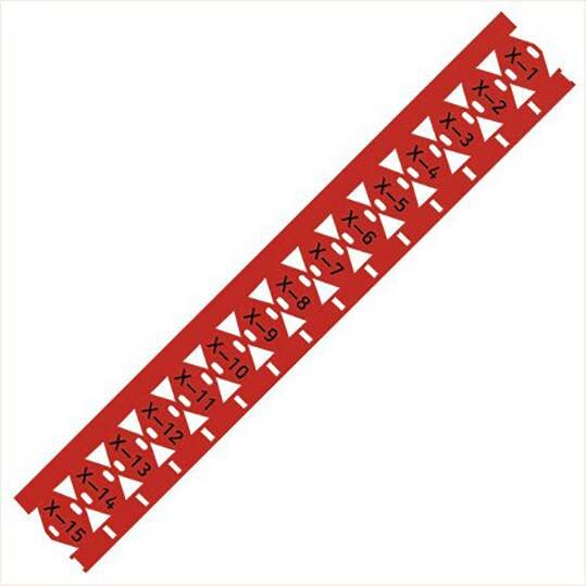 WAGO 211-835/000-005 211-835/000-005 Kabelmarkierungssystem Beschriftungsfläche: 25 x 10 mm Rot