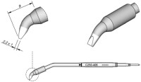 JBC Tools C250406 Lötspitze Meißelform,...