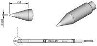 JBC Tools C245937 Lötspitze Rundform, gerade...