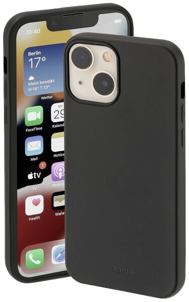 HAMA Finest Feel Cover Apple iPhone 14 Plus Schwarz