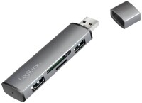Cardreader Logilink USB 3.2 Hub 2-port grey