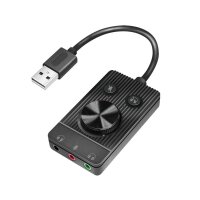 LOGILINK Audio-Adapter USB 2.0 3x3,5mm/F...