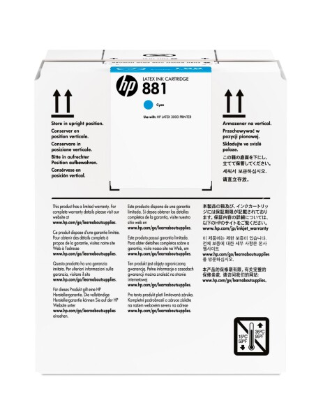 HP 881 Cyan Tintenpatrone