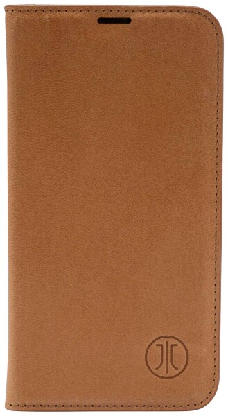 JT BERLIN Echtleder Tegel Leder Case Apple iPhone 14 Plus Cognac