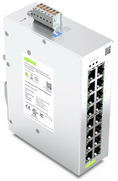 WAGO Lean-Managed-Switch 16-ports 1000BASE-T