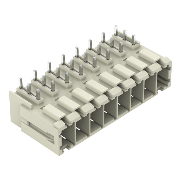 WAGO Stiftleiste (Standard) Polzahl Gesamt 8 Rastermaß: 7.62 mm 831-3648 12 St.