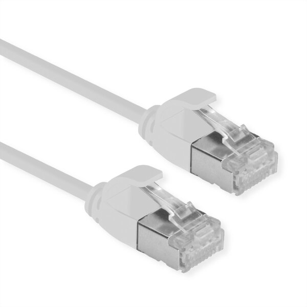 ROLINE 21153301 RJ45 Netzwerkkabel, Patchkabel CAT 6a U/FTP 0.30 m Grau 1 St.