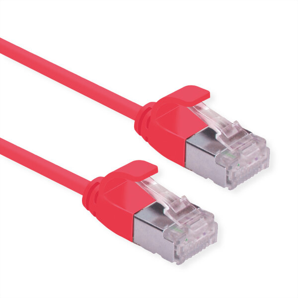 ROLINE 21153313 RJ45 Netzwerkkabel, Patchkabel CAT 6a U/FTP 1.00 m Rot 1 St.