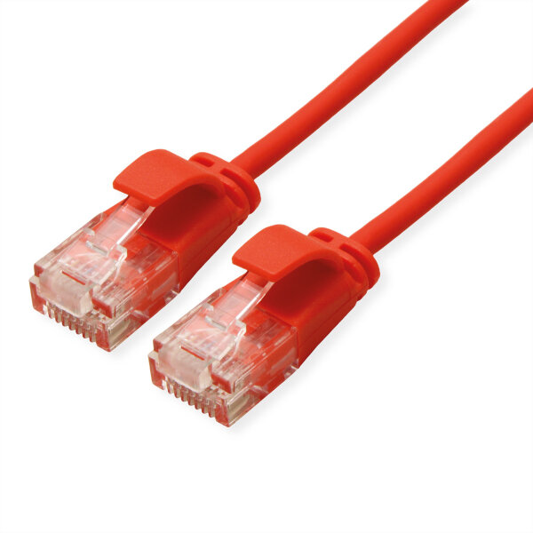 ROLINE green 21443914 RJ45 Netzwerkkabel, Patchkabel CAT 6a U/UTP 1.50 m Rot 1 St.