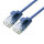 ROLINE green 21443940 RJ45 Netzwerkkabel, Patchkabel CAT 6a U/UTP 0.15 m Blau 1 St.