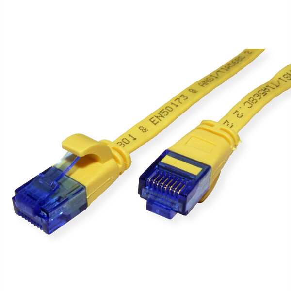 VALUE 21992033 RJ45 Netzwerkkabel, Patchkabel CAT 6a U/UTP 3.00 m Gelb 1 St.