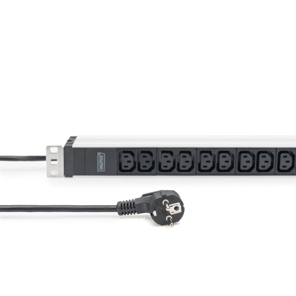 DIGITUS PDU 1U    12xC13        Ausgänge 230V/16A schwarz