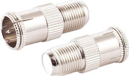 S-CONN S/CONN maximum connectivity Adapter-F-Quick-Stecker auf F-Buchse-EC (85320-EC-SET2)