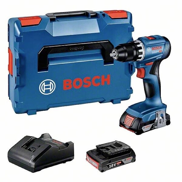 BOSCH GSR 18V-45 Professional - Bohrer/Schrauber - schnurlos - 2 Geschwindigkeiten - Bohrfutterschlü