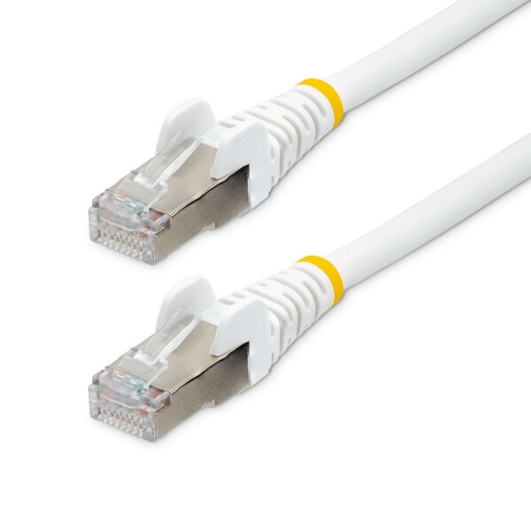 STARTECH.COM 1m CAT6a Kabel LSZH 10 Gigabit RJ45 LAN Kabel SFTP Patchkabel CAT6a Verlegekabel Abgesc