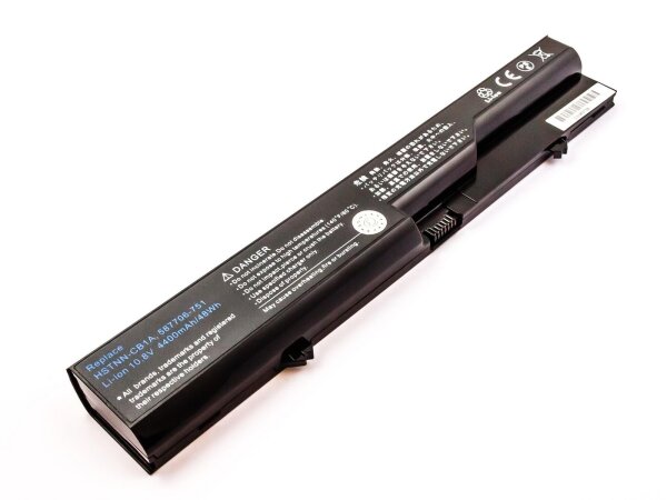 COREPARTS - Laptop-Batterie Lithium-Ionen 6 Zellen 4400 mAh - Schwarz - für HP ProBook 4320s, 4321s,