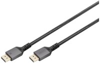 DIGITUS DisplayPort Anschlusskabel 1m Aluminium schwarz