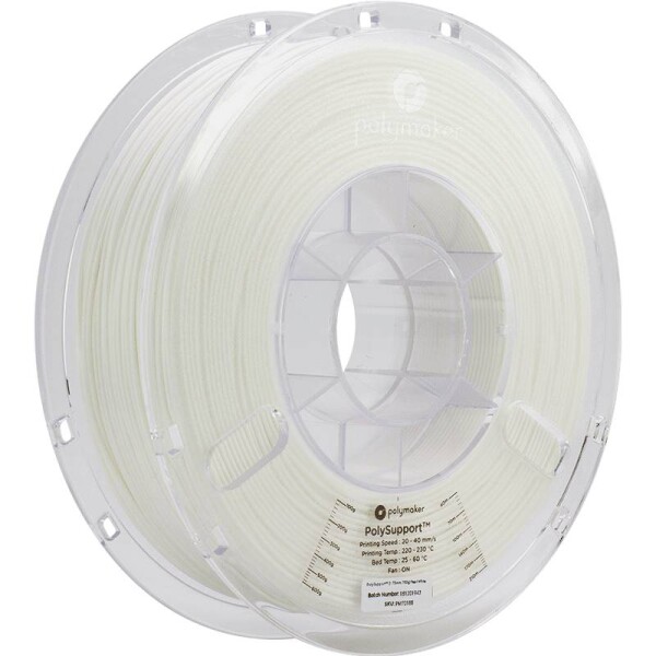 POLYMAKER PD04001 Polysupport Breakaway Filament Supportmaterial 1.75 mm 750 g Perlweiß 1 St.