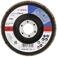 BOSCH Fächerschleifscheibe 2608603714 X431 Standard...