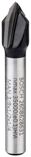 BOSCH Accessories 2608628631 Nutfräser Arbeits-Länge 12.40 mm Schaftdurchmesser 6.35 mm 1 Stü